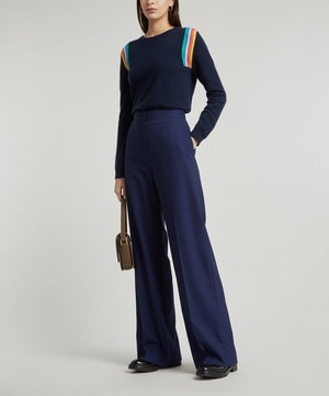 Paul Smith - Wide-Leg Wool Trousers image number 2