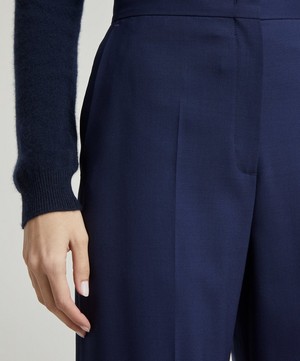 Paul Smith - Wide-Leg Wool Trousers image number 4