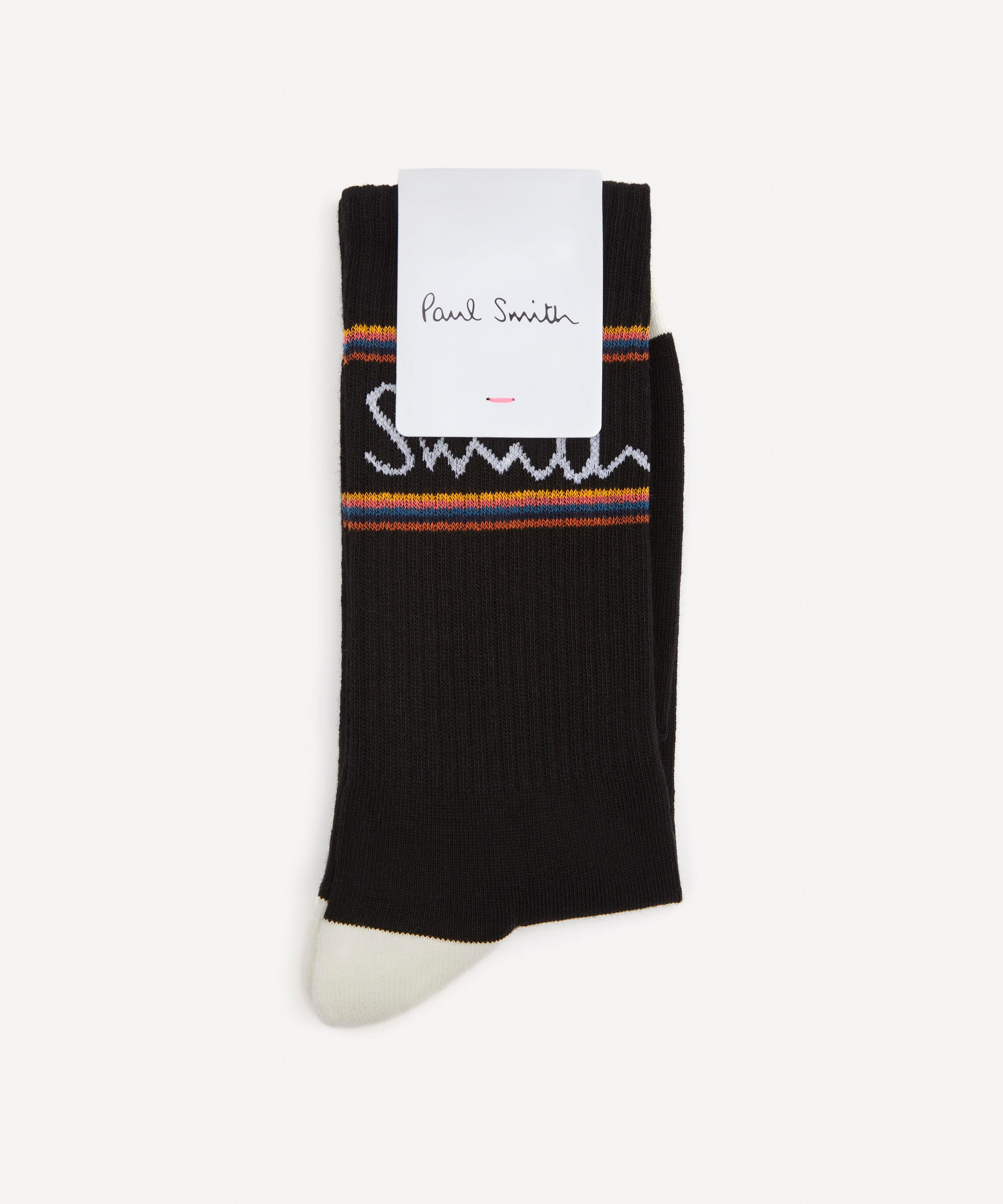 Paul Smith - Signature Logo Ribbed Socks image number 0