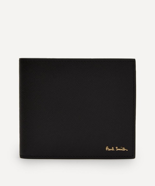 Paul Smith - Mini Stripe Leather Billfold Wallet image number null