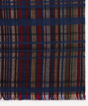 Paul Smith - Multi Check Wool Scarf image number 3