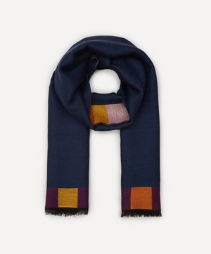 Paul Smith - Geometric Wool-Blend Scarf image number 0