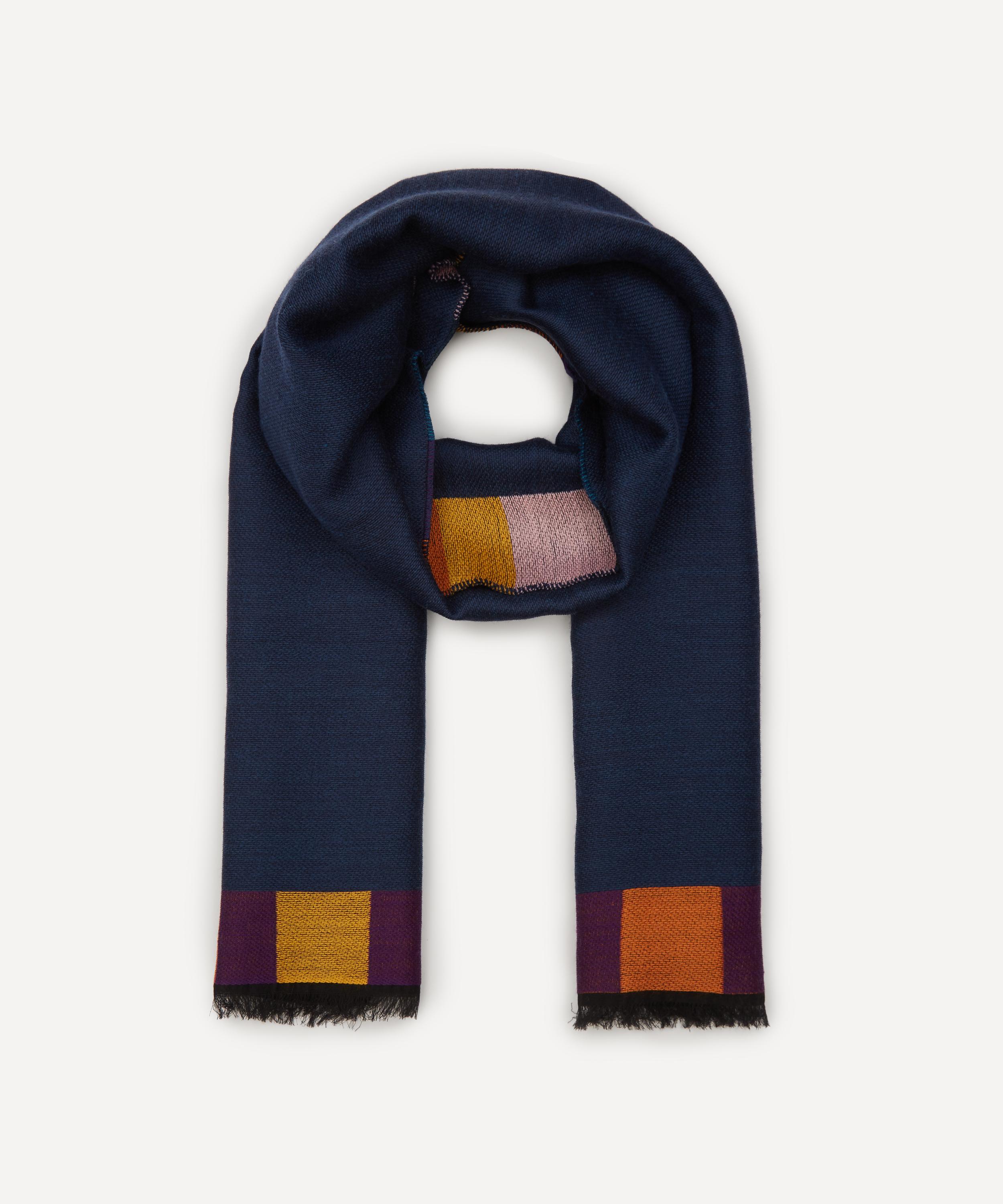 Paul Smith - Geometric Wool-Blend Scarf image number 0