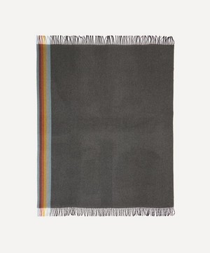 Wool-Cashmere Artist Stripe Blanket