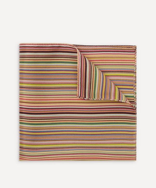Paul Smith - Signature Stripe Silk Pocket Square