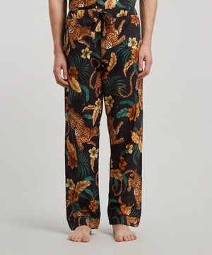 Desmond & Dempsey - Soleia Jungle-Print Pyjama Trousers image number 1