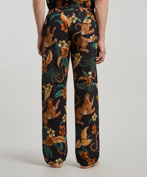 Desmond & Dempsey - Soleia Jungle-Print Pyjama Trousers image number 3