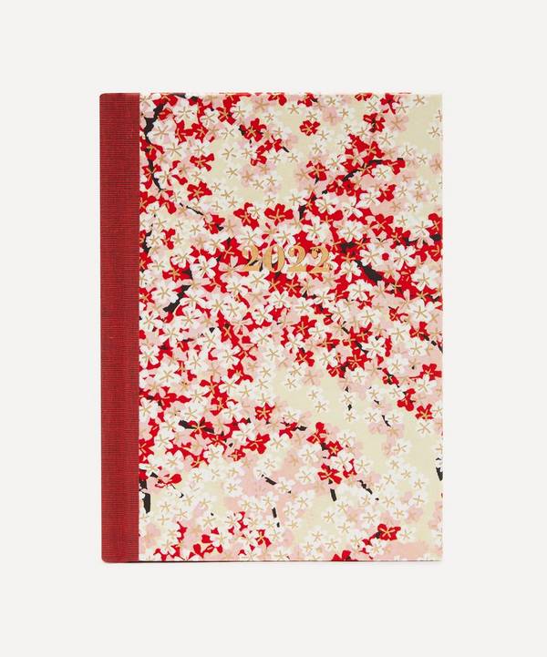 Esmie - White Red Blossom Weekly Small Diary 2022 image number 0