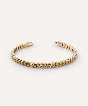 Miansai - Gold Plated Vermeil Brass Cuban Link Cuff Bracelet image number 0