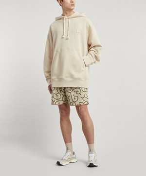 Acne Studios - Face Oversized Cotton Hoodie image number 2