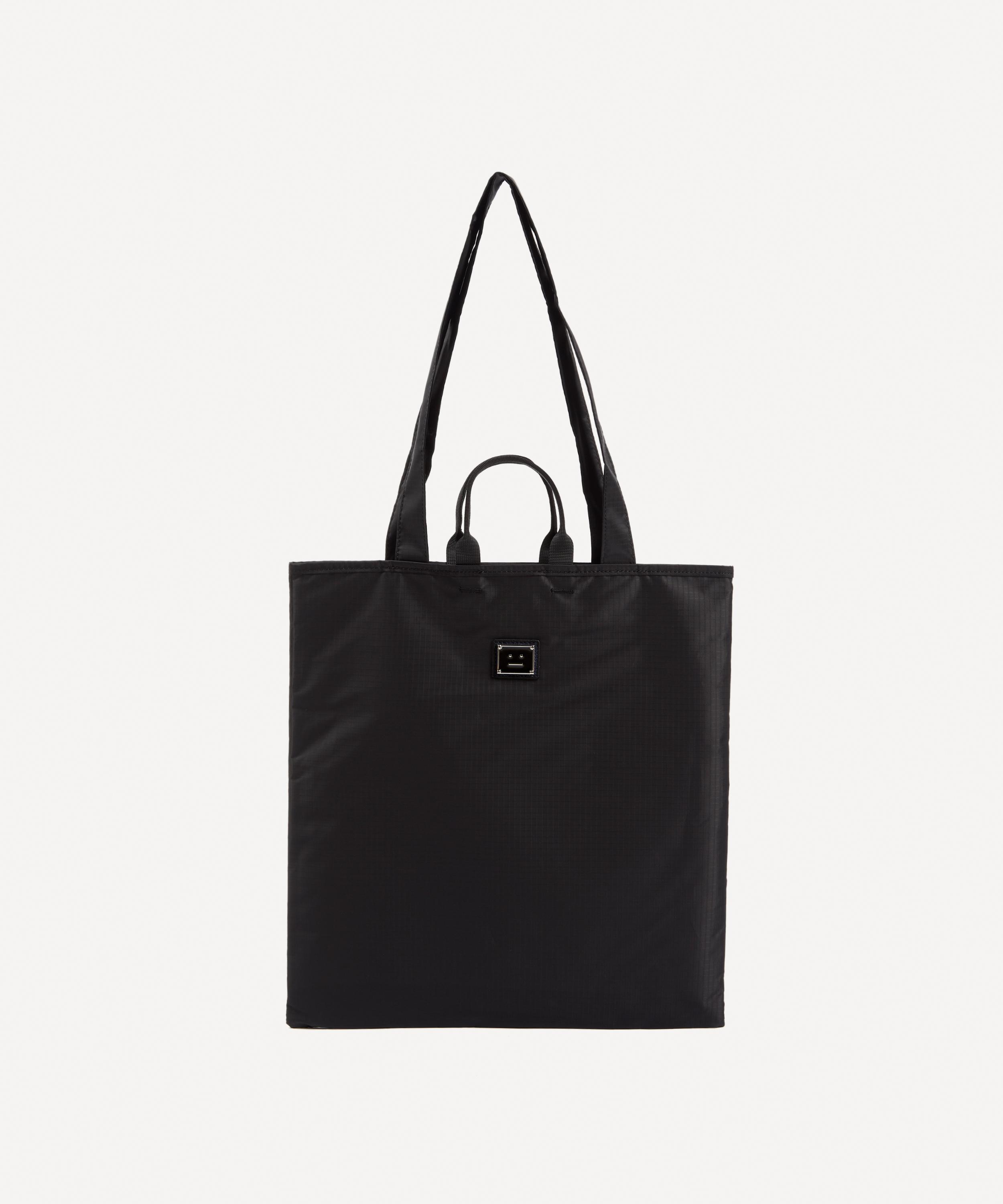 Acne Studios Logo-Debossed Teddy-Fleece Tote Bag