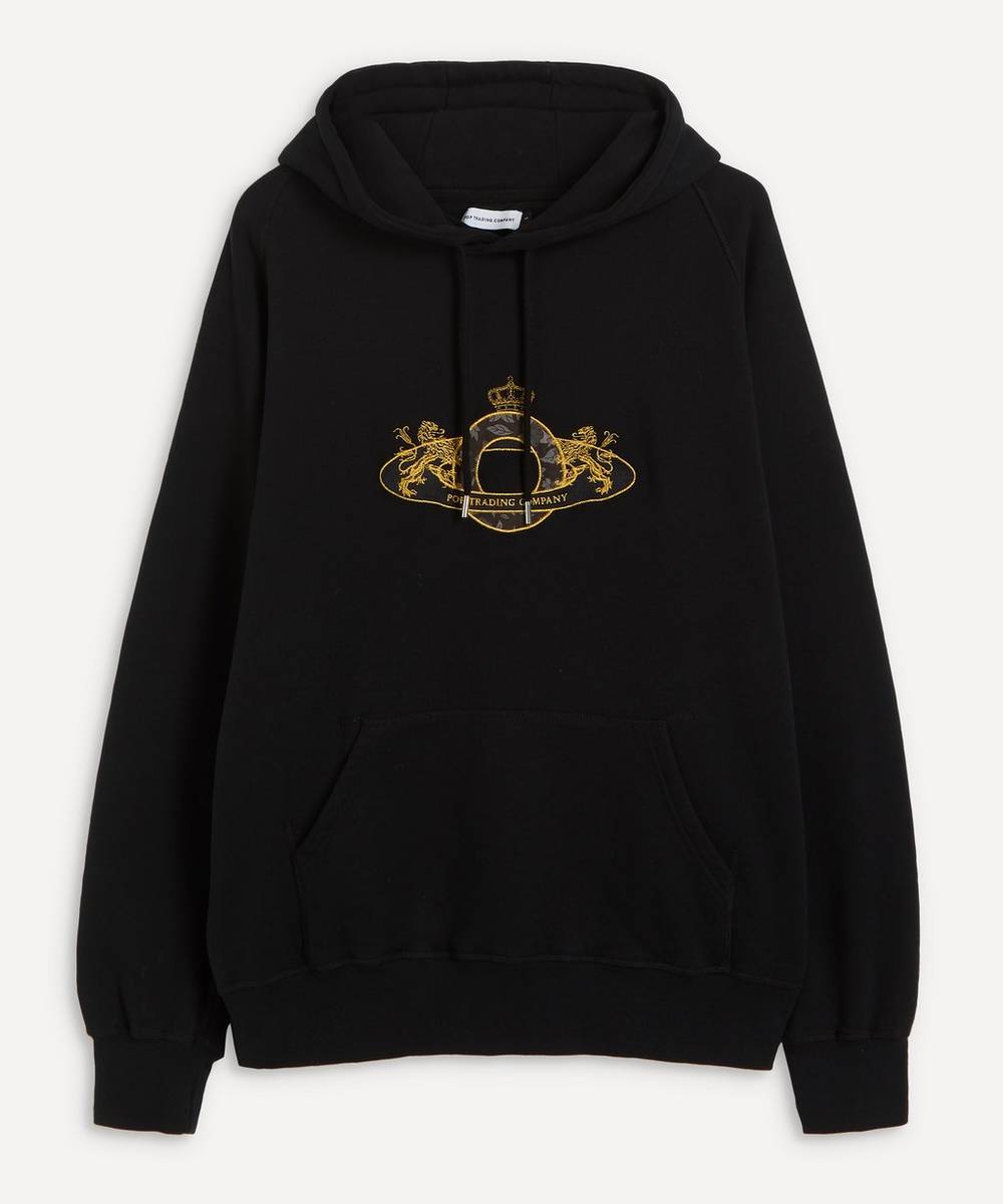 Pop Trading Company - Liberty Fabrics Royal O Hooded Sweatshirt