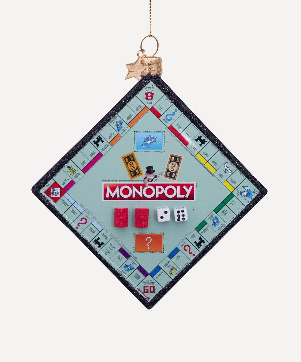 Unspecified - Monopoly Board Glass Tree Ornament