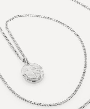 Seb Brown - Silver Happy Face Pendant Necklace image number 3