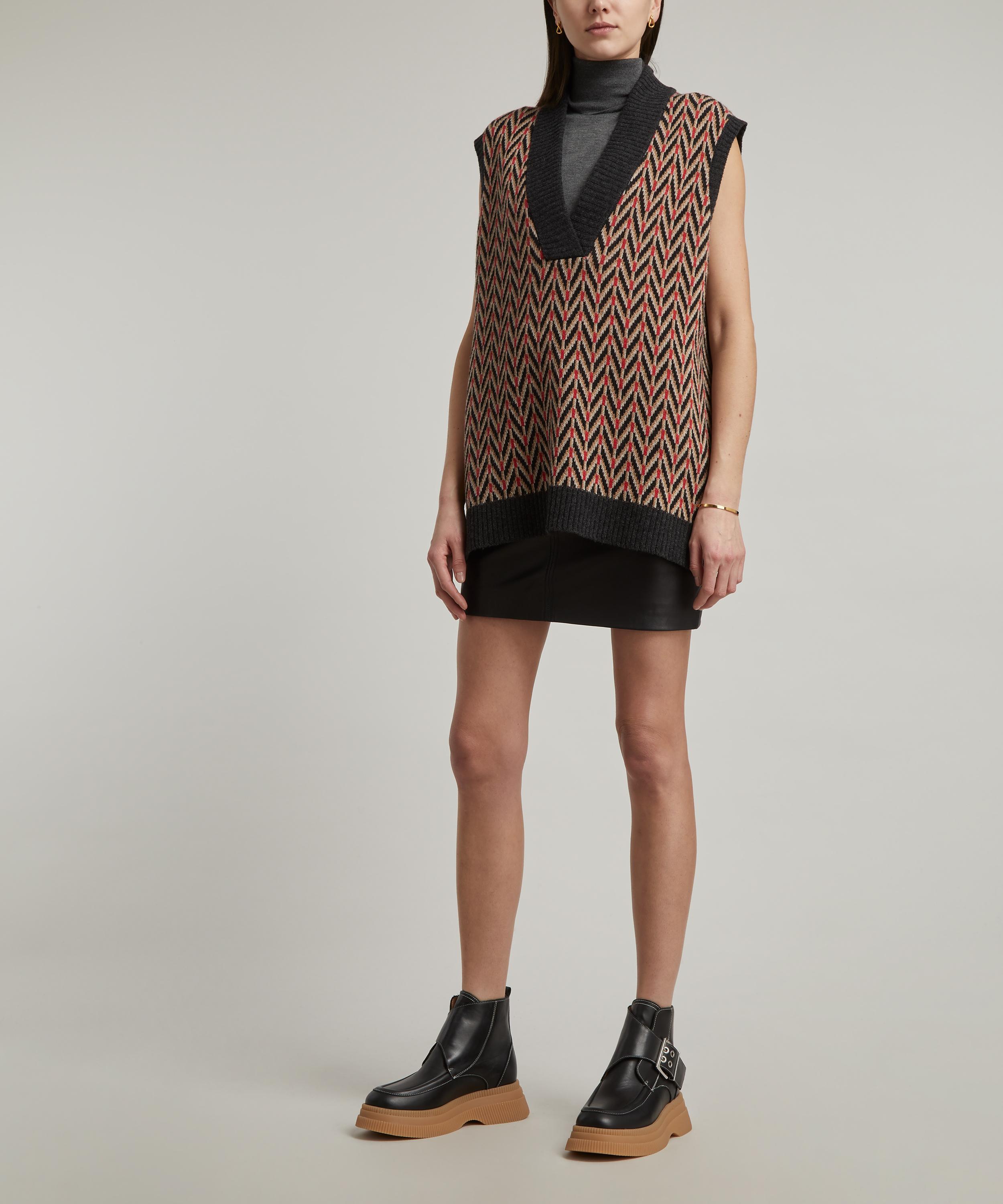 Wood Wood - Brianna Broken Tweed Wool Vest image number 2