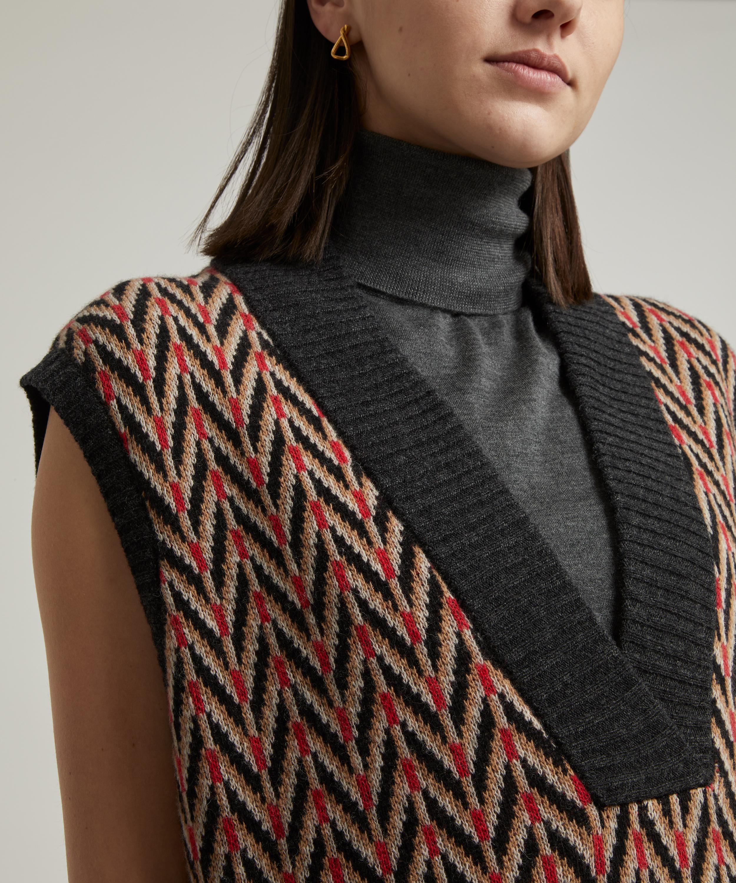 Wood Wood - Brianna Broken Tweed Wool Vest image number 4
