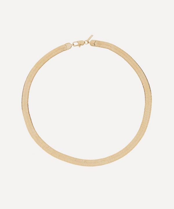 Martha Calvo - Gold-Plated Khloe Chain Choker Necklace image number null