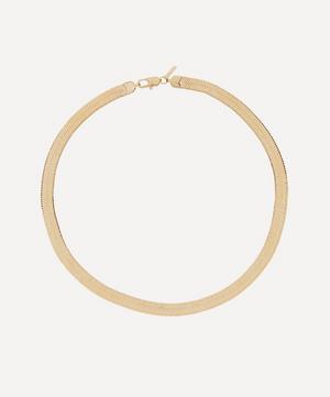 Martha Calvo - Gold-Plated Khloe Chain Choker Necklace image number 0