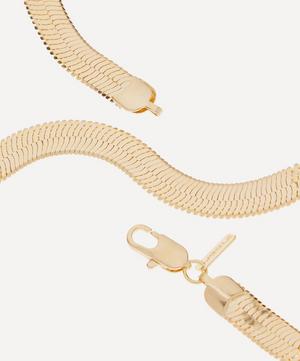 Martha Calvo - Gold-Plated Khloe Chain Choker Necklace image number 2