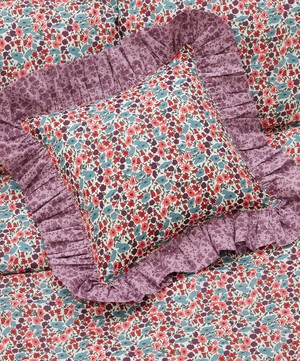Coco & Wolf - Poppy and Daisy Teal Double Duvet Cover Set image number 1