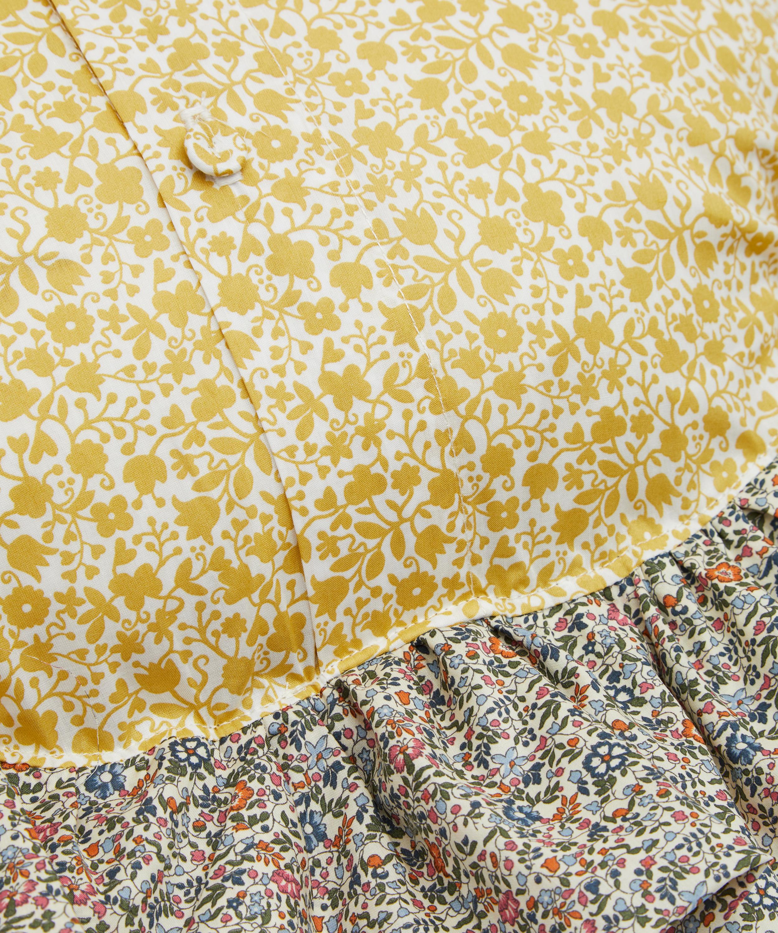 Coco & Wolf - Floral Stencil and Katie and Millie Frill Edge Circle Cushion image number 2
