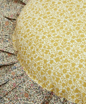 Coco & Wolf - Floral Stencil and Katie and Millie Frill Edge Circle Cushion image number 3