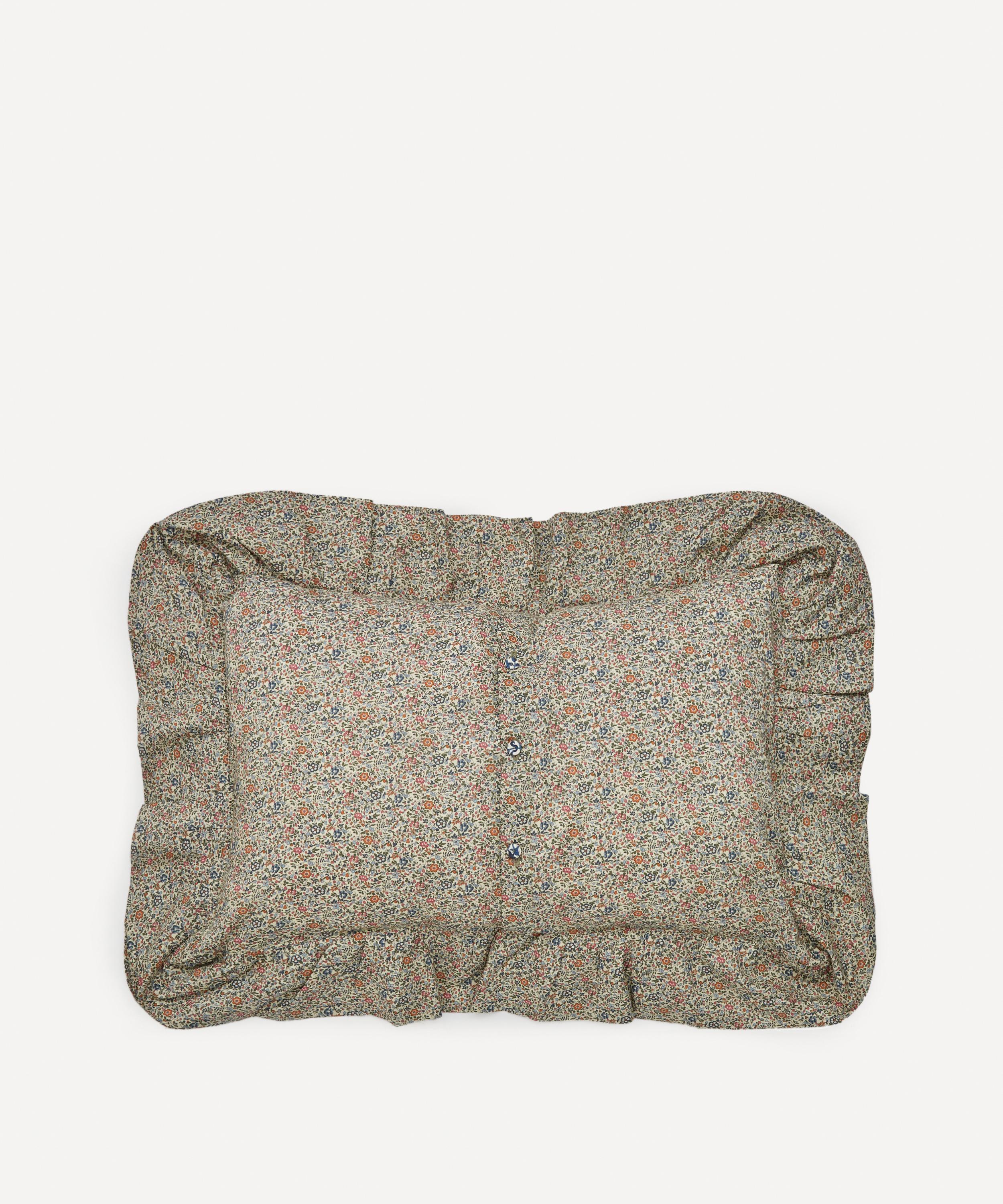 Coco & Wolf - Katie and Millie Orange Ruffle Edge Oblong Cushion image number 2