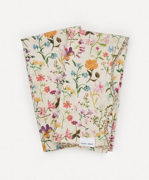 Coco & Wolf - Linen Garden and Katie and Millie Wavy Edge Napkins Set of Two image number 0