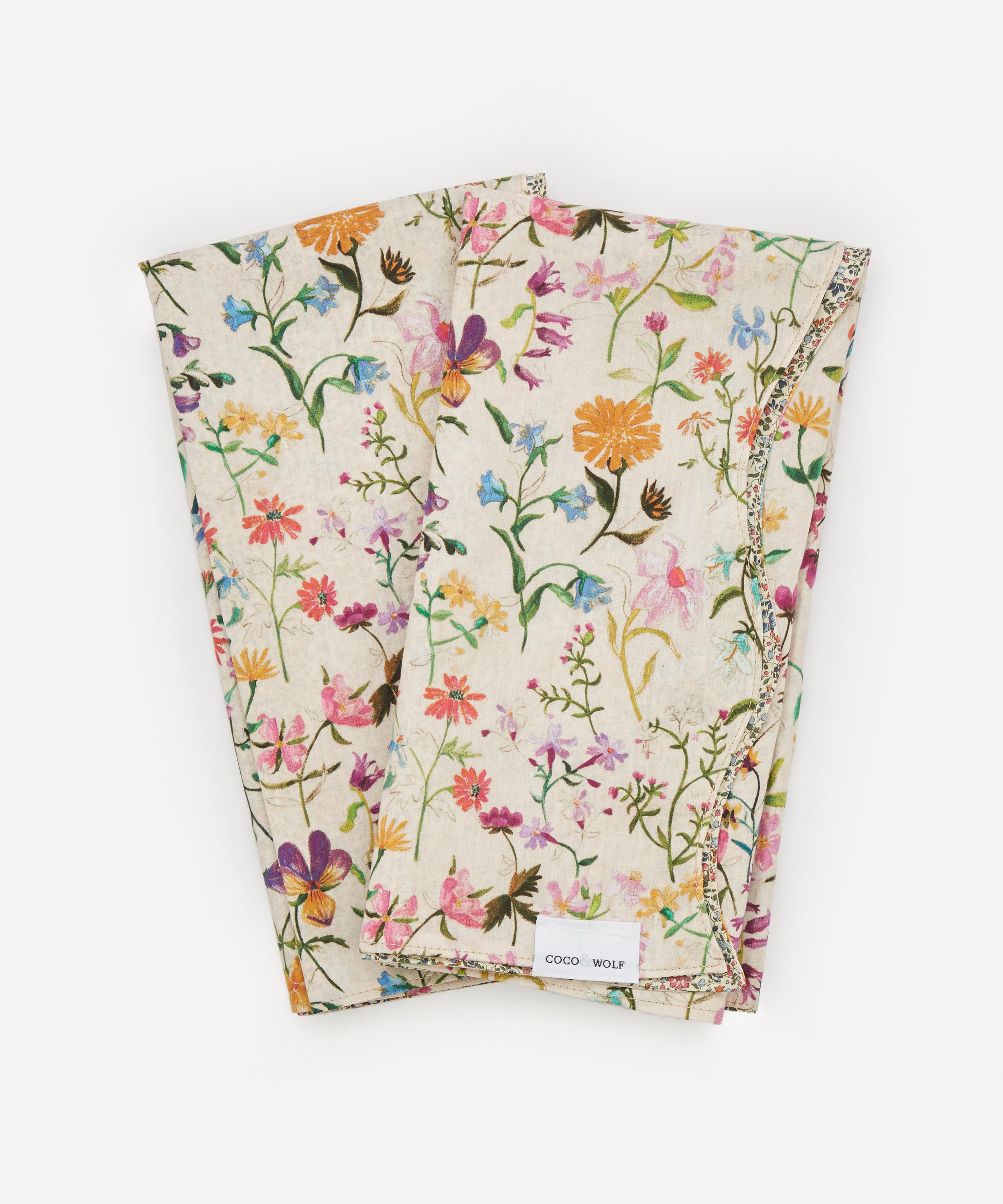 Coco & Wolf - Linen Garden and Katie and Millie Wavy Edge Napkins Set of Two image number 0