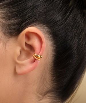 Monica Vinader - 18ct Gold Plated Vermeil Silver Corda Ear Cuff image number 1