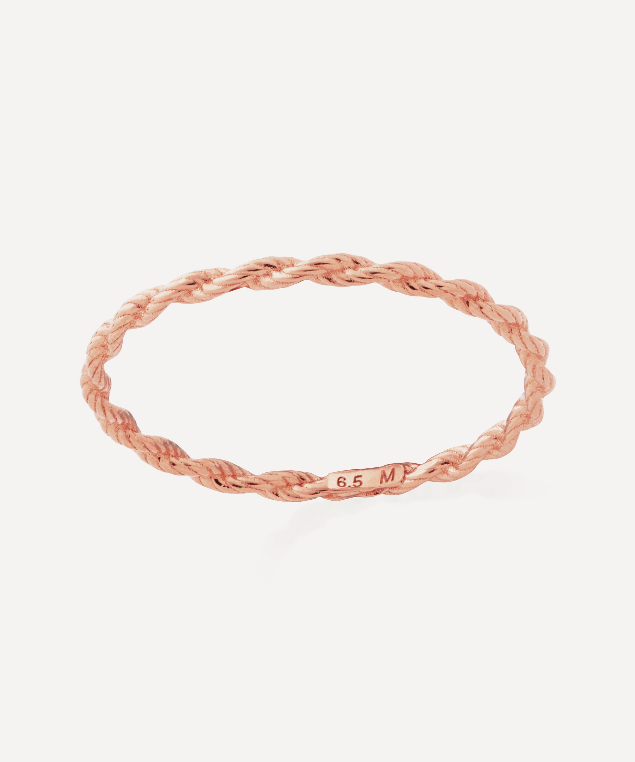 Monica Vinader 18ct Rose Gold Plated Vermeil Silver Corda