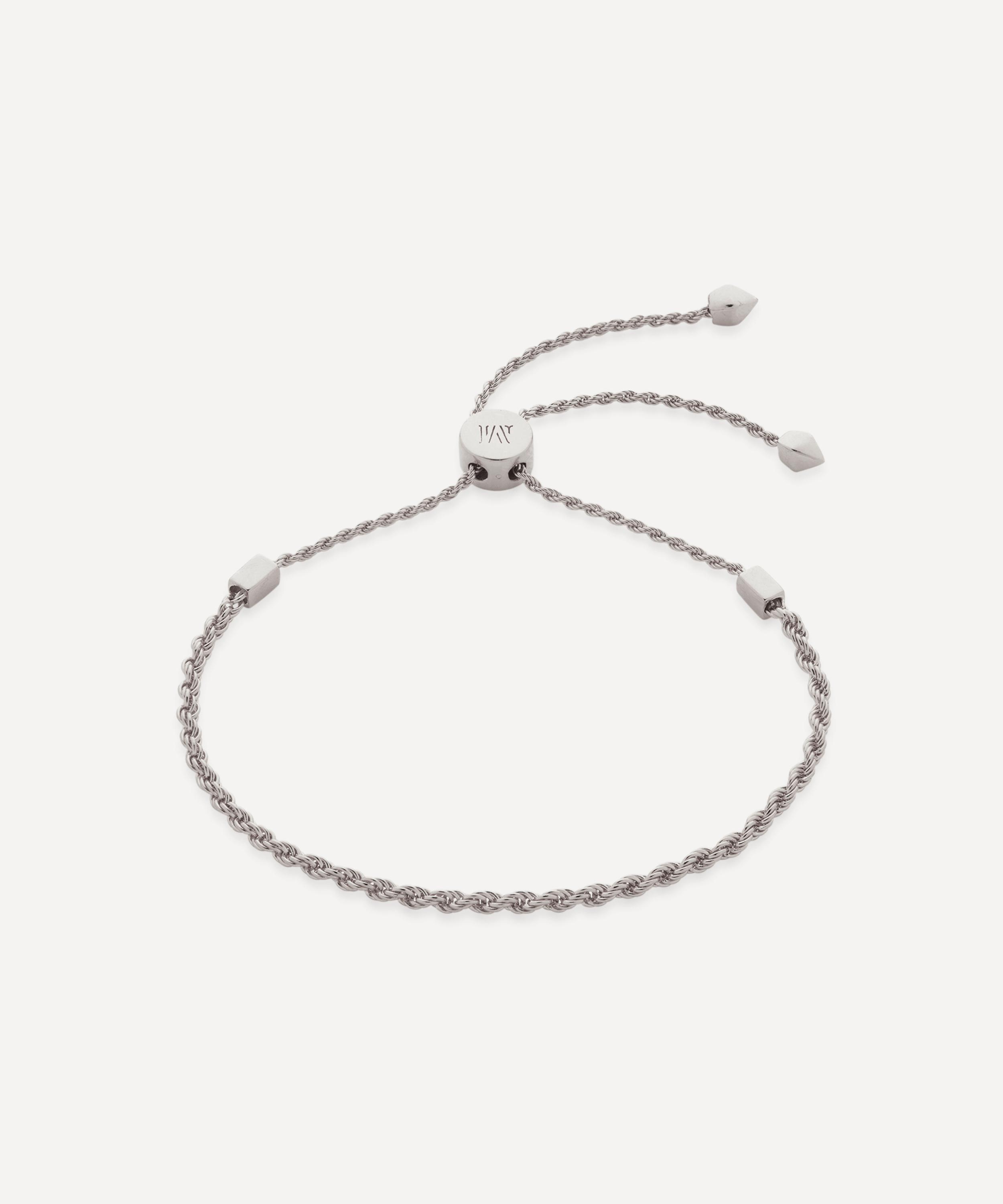 Monica Vinader - Silver Corda Fine Chain Friendship Bracelet image number 0