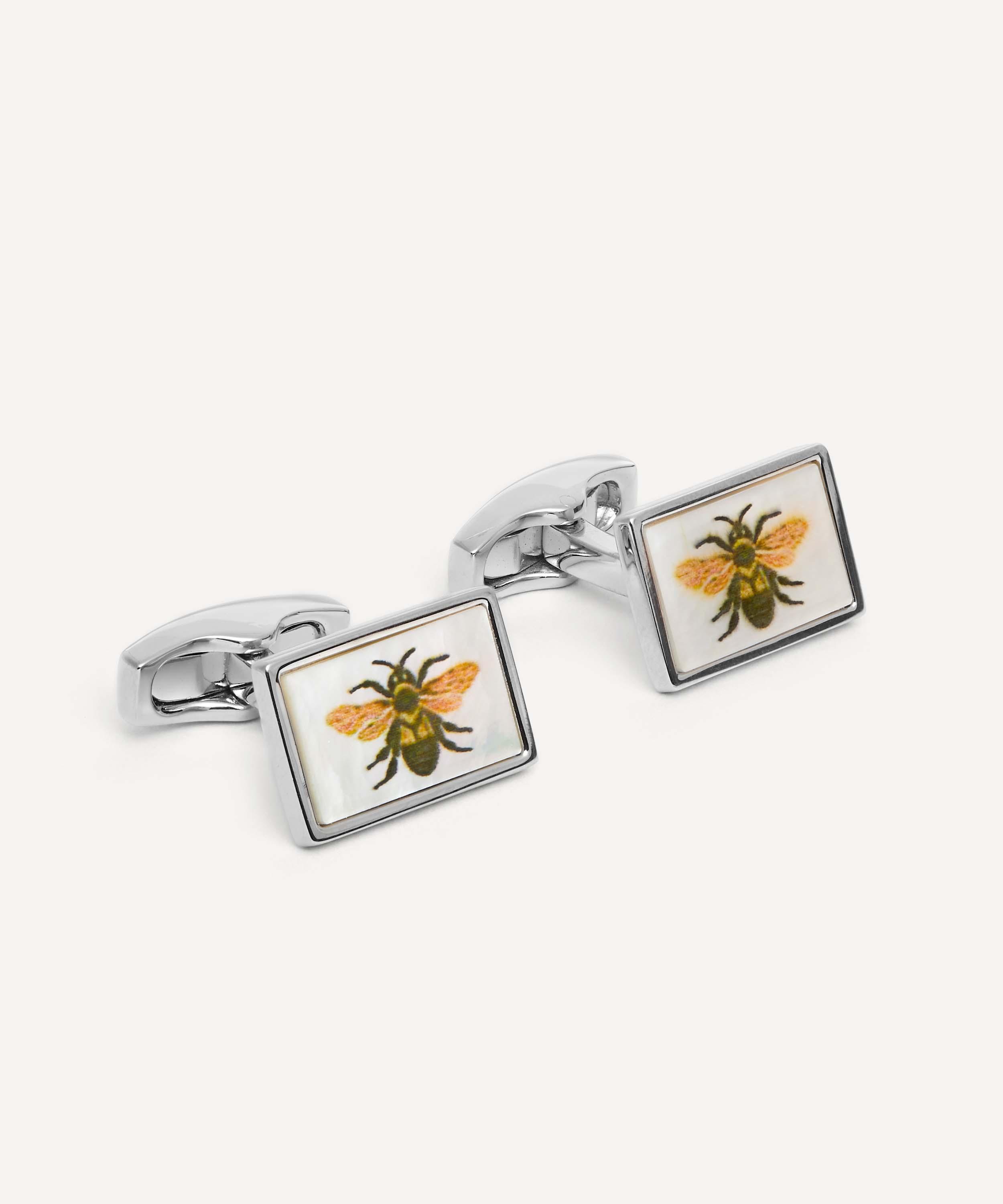 Simon Carter - Botanical Bee Cufflinks image number 1