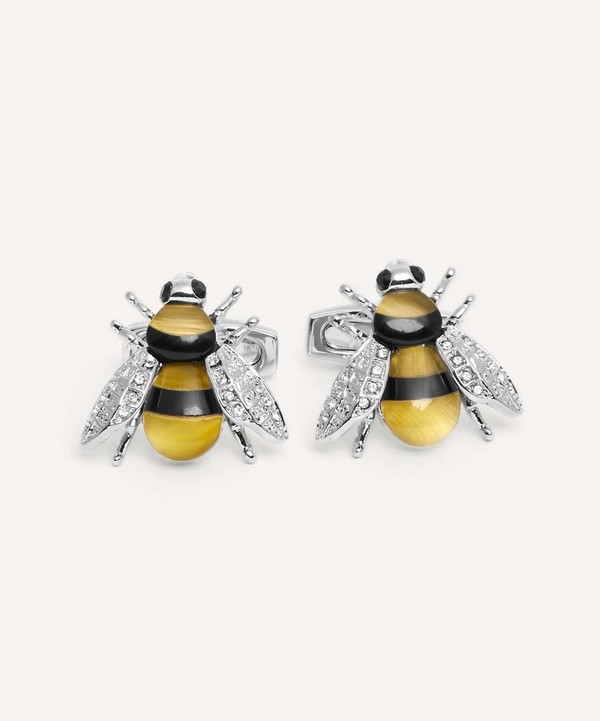 Simon Carter - Darwin Bee Swarovski Crystal Cufflinks image number null