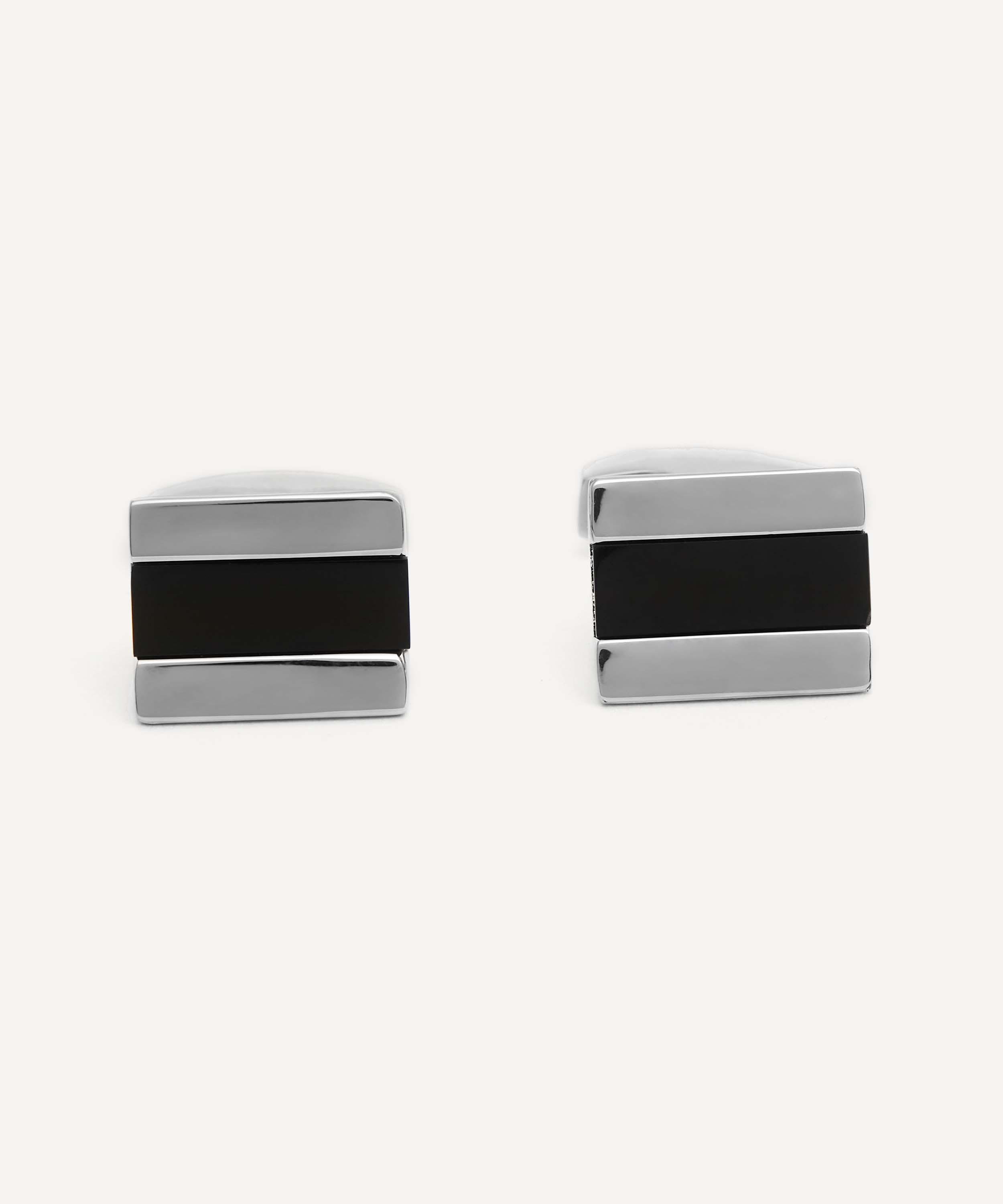 Simon Carter - Half-Barrel Onyx Cufflinks image number 0