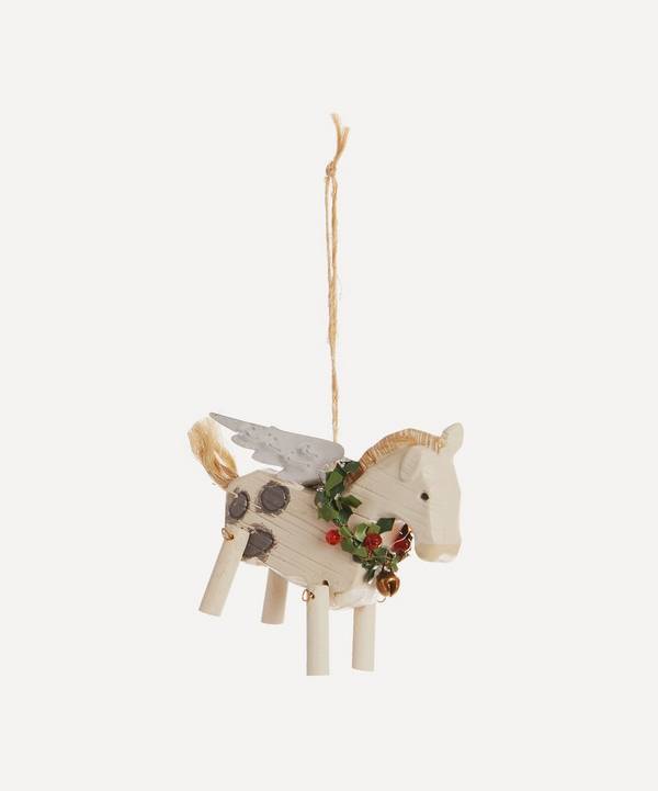 Unspecified - Horse with Tin Wings Tree Ornament image number 0