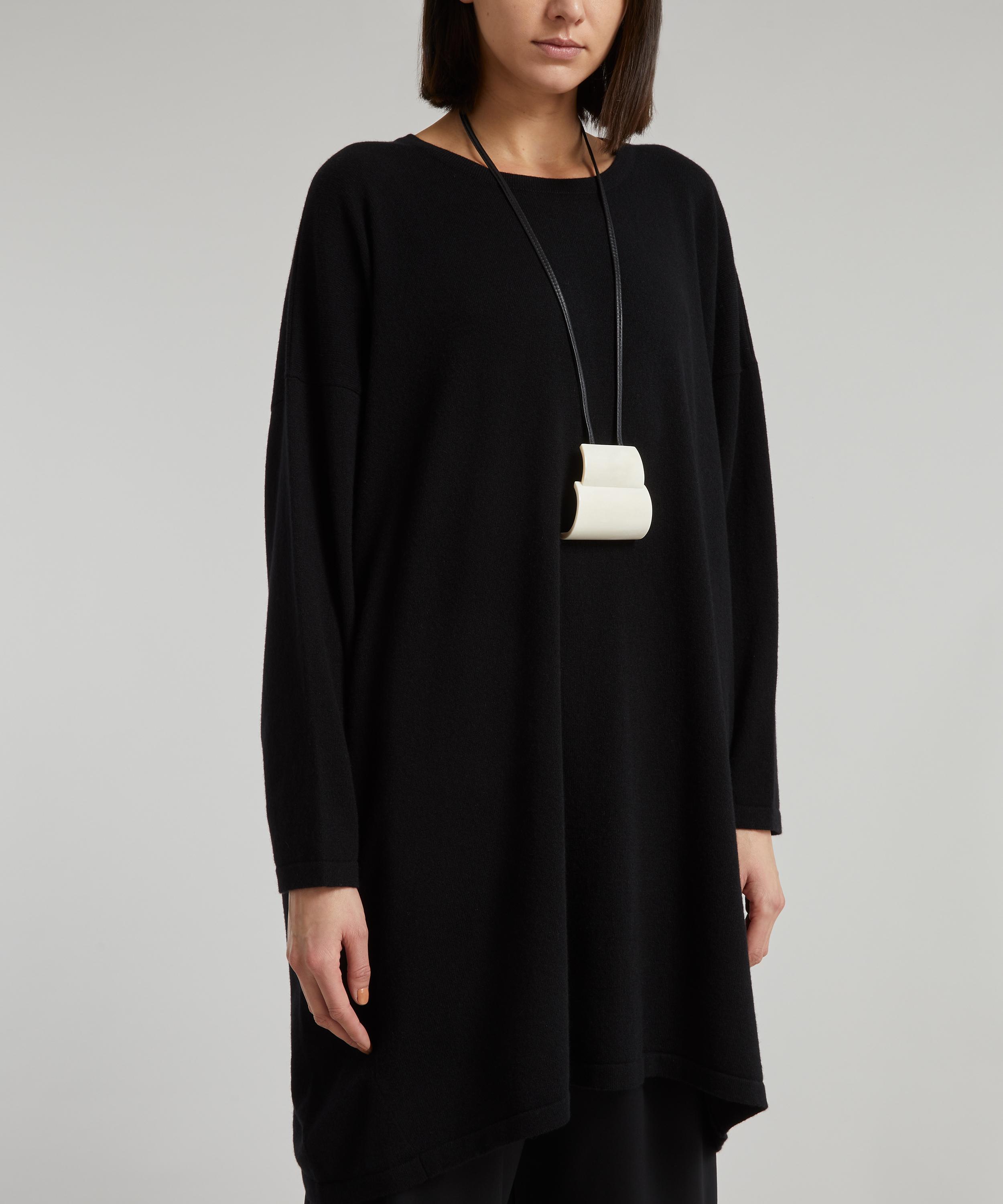 Longline cashmere sale sweater