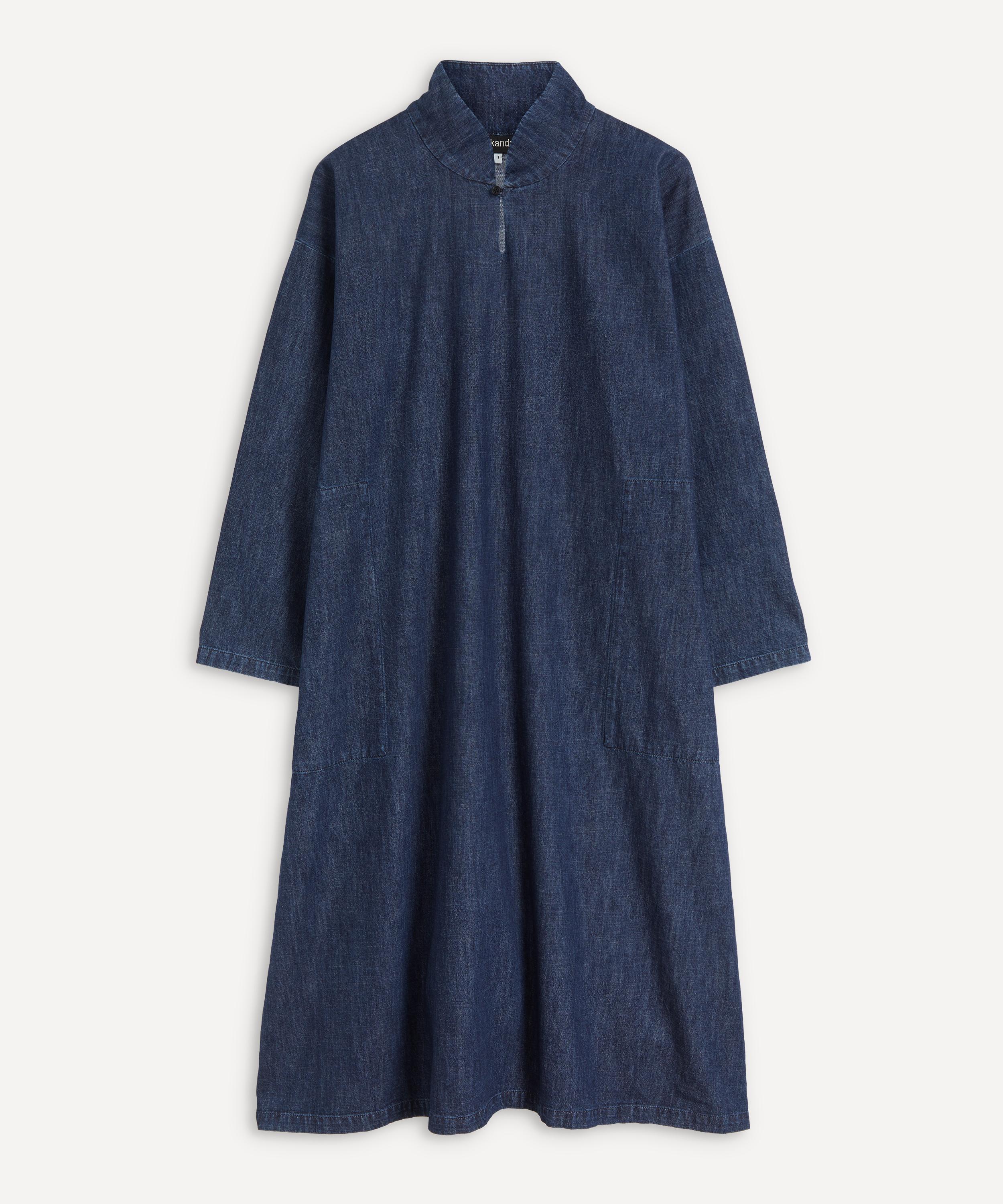 Eskandar - Chinese Collar A-Line Dress image number 0