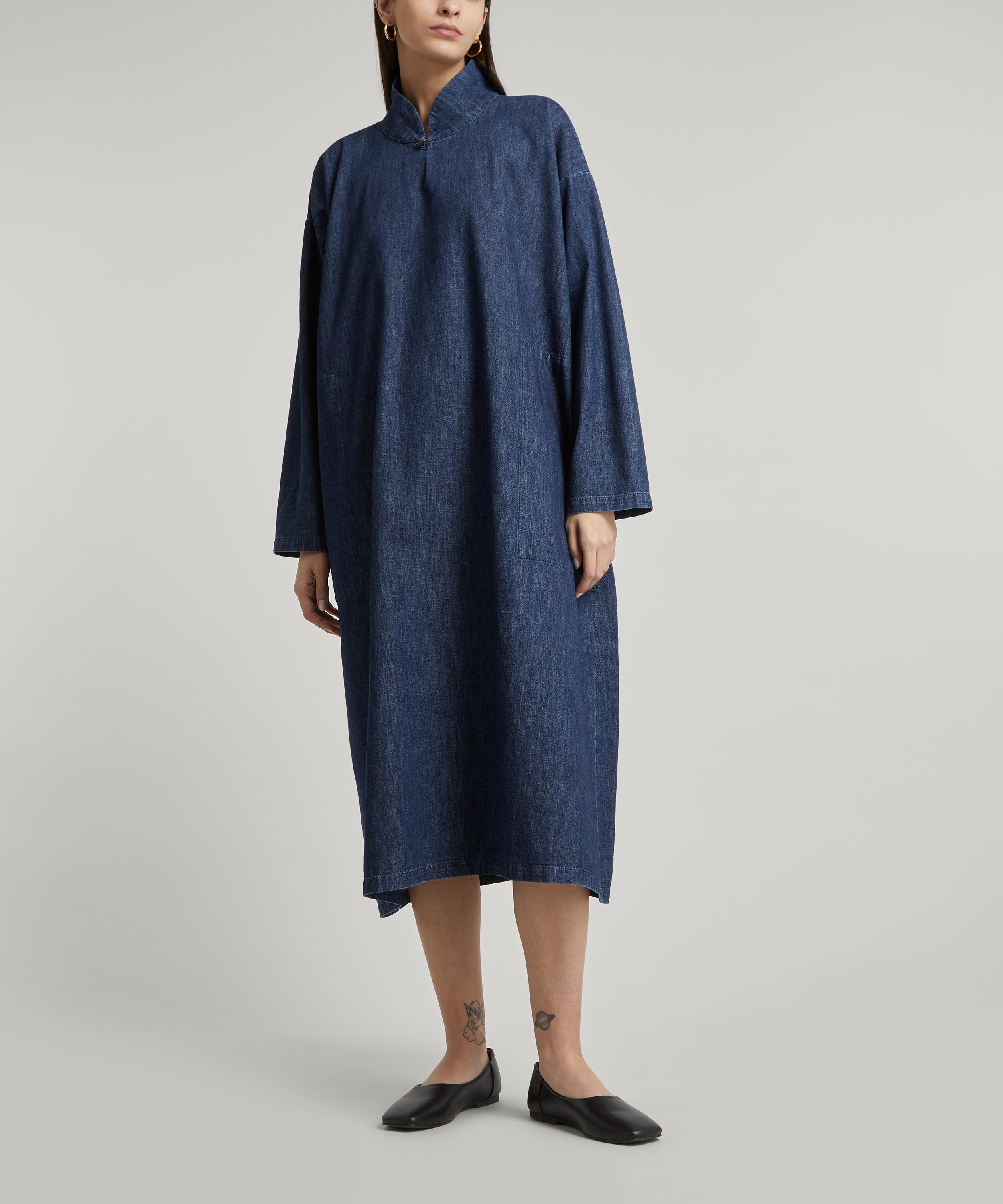 Eskandar - Chinese Collar A-Line Dress image number 2