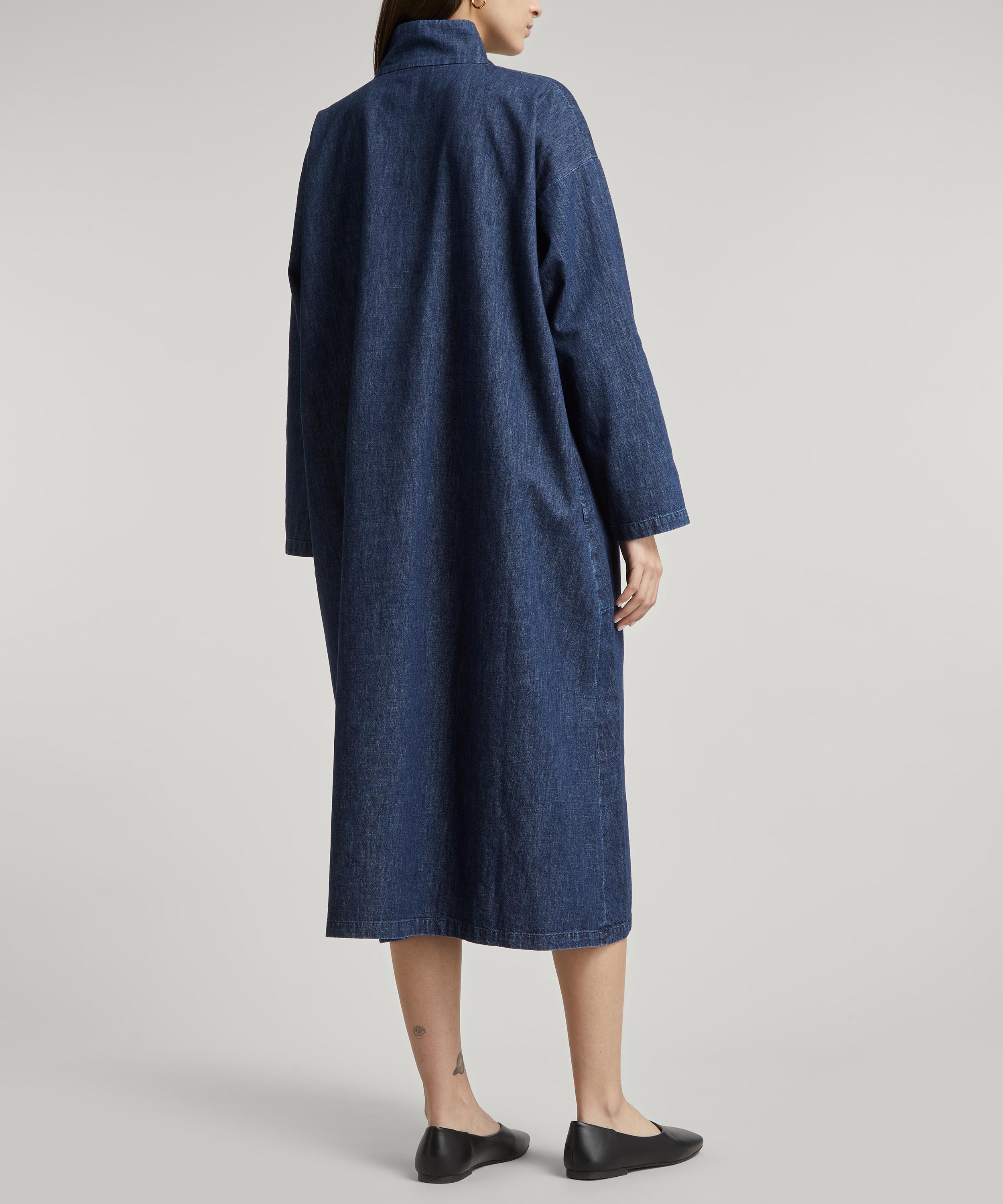 Eskandar - Chinese Collar A-Line Dress image number 3