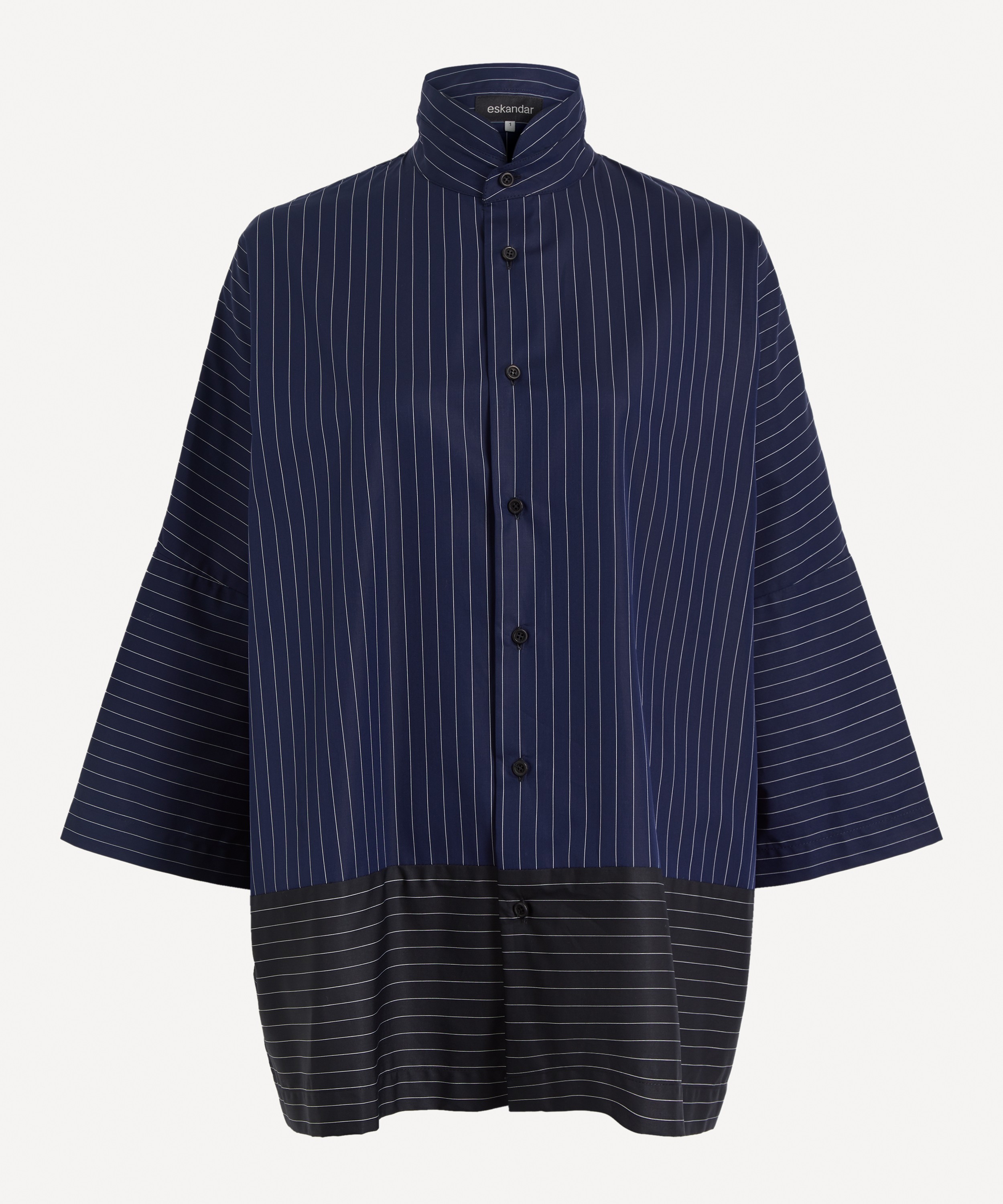 Eskandar Panelled Edge Slope Shoulder Shirt | Liberty