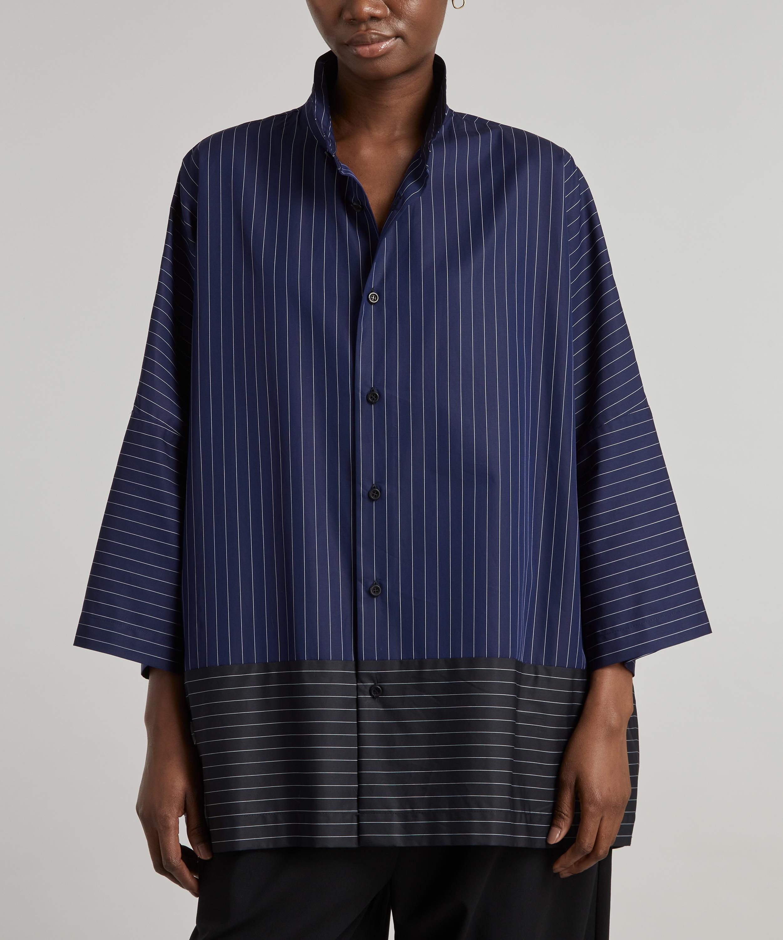 Eskandar - Panelled Edge Slope Shoulder Shirt image number 1