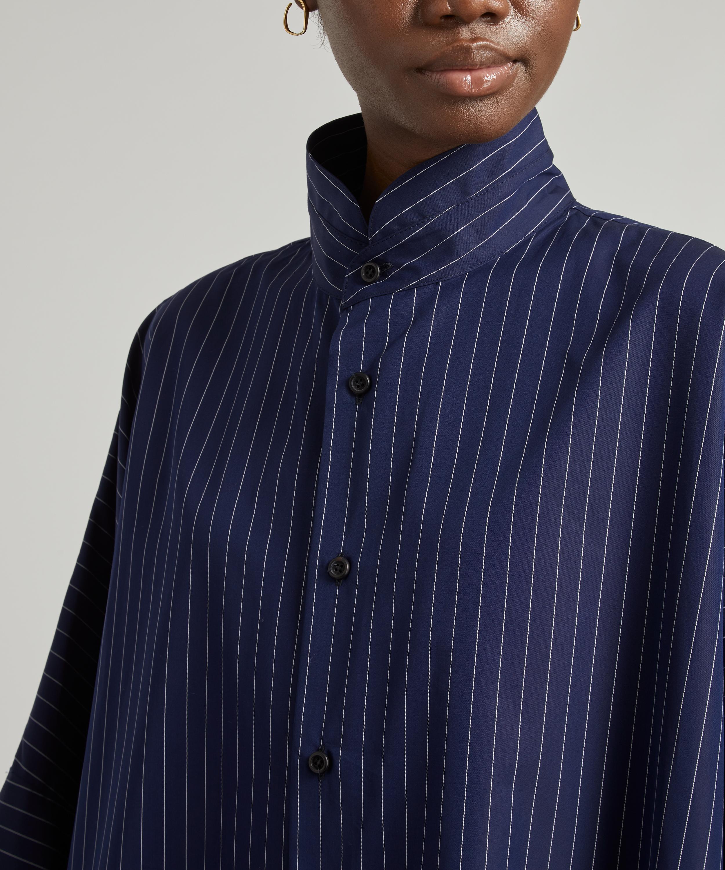 Eskandar - Panelled Edge Slope Shoulder Shirt image number 4