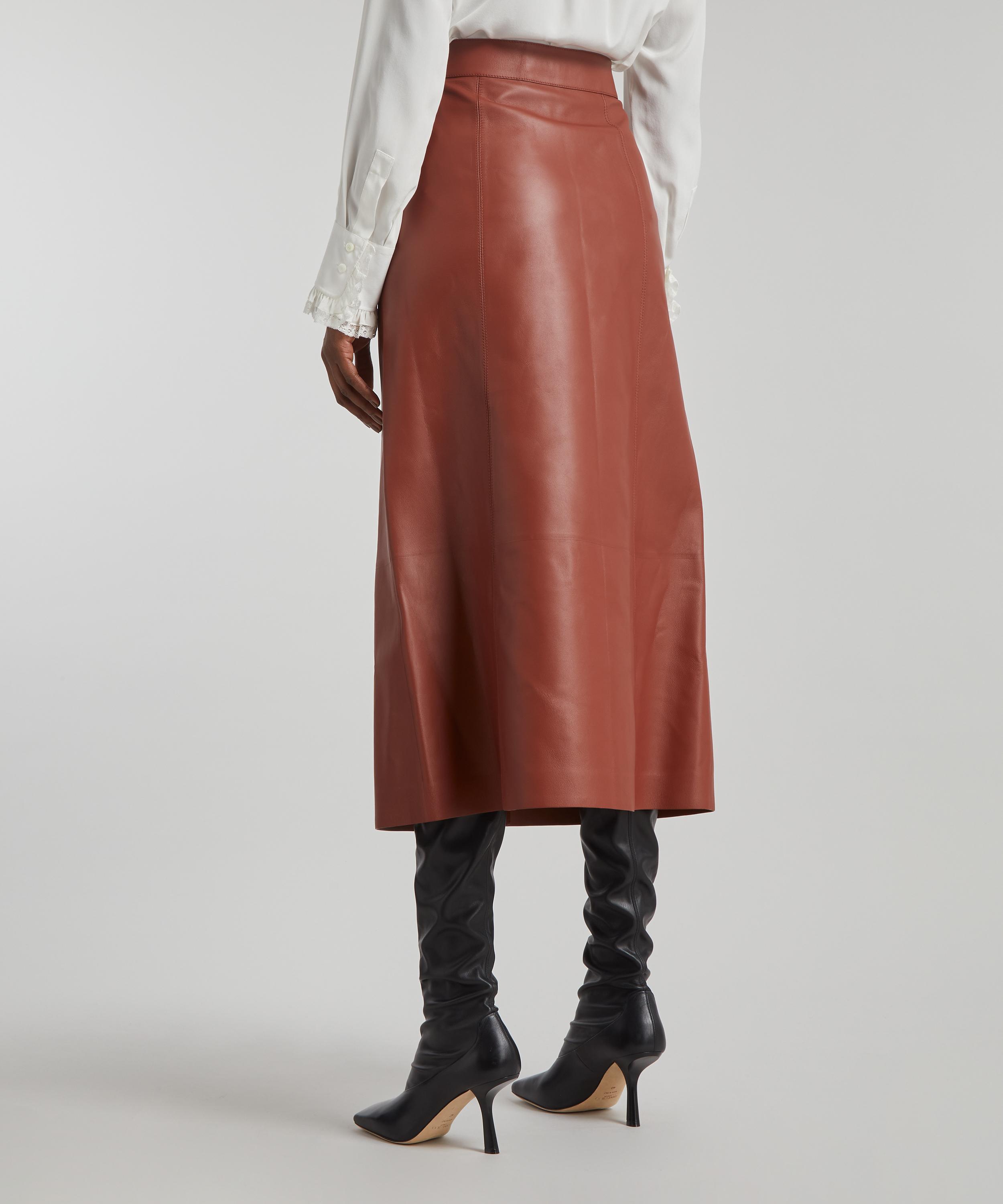 Chloé Nappa Leather Skirt