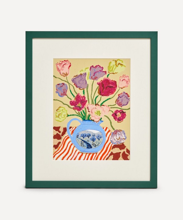 Rosie Harbottle - Tulips From The Garden Original Framed Artwork image number null