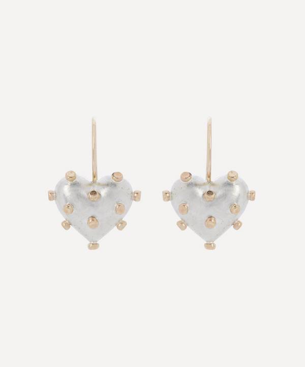 Rachel Quinn - Silver and Gold Lovesick Drop Earrings image number 0