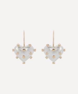 Silver and Gold Lovesick Drop Earrings