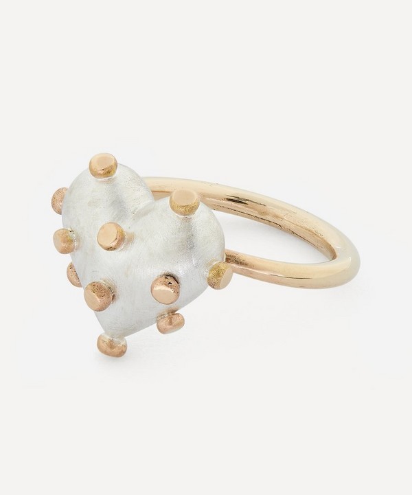 Rachel Quinn - Silver and Gold Lovesick Ring image number 2