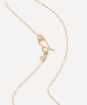 Rachel Quinn - 14ct Gold Petite Storm Cloud Pearl and White Topaz Pendant Necklace image number 2