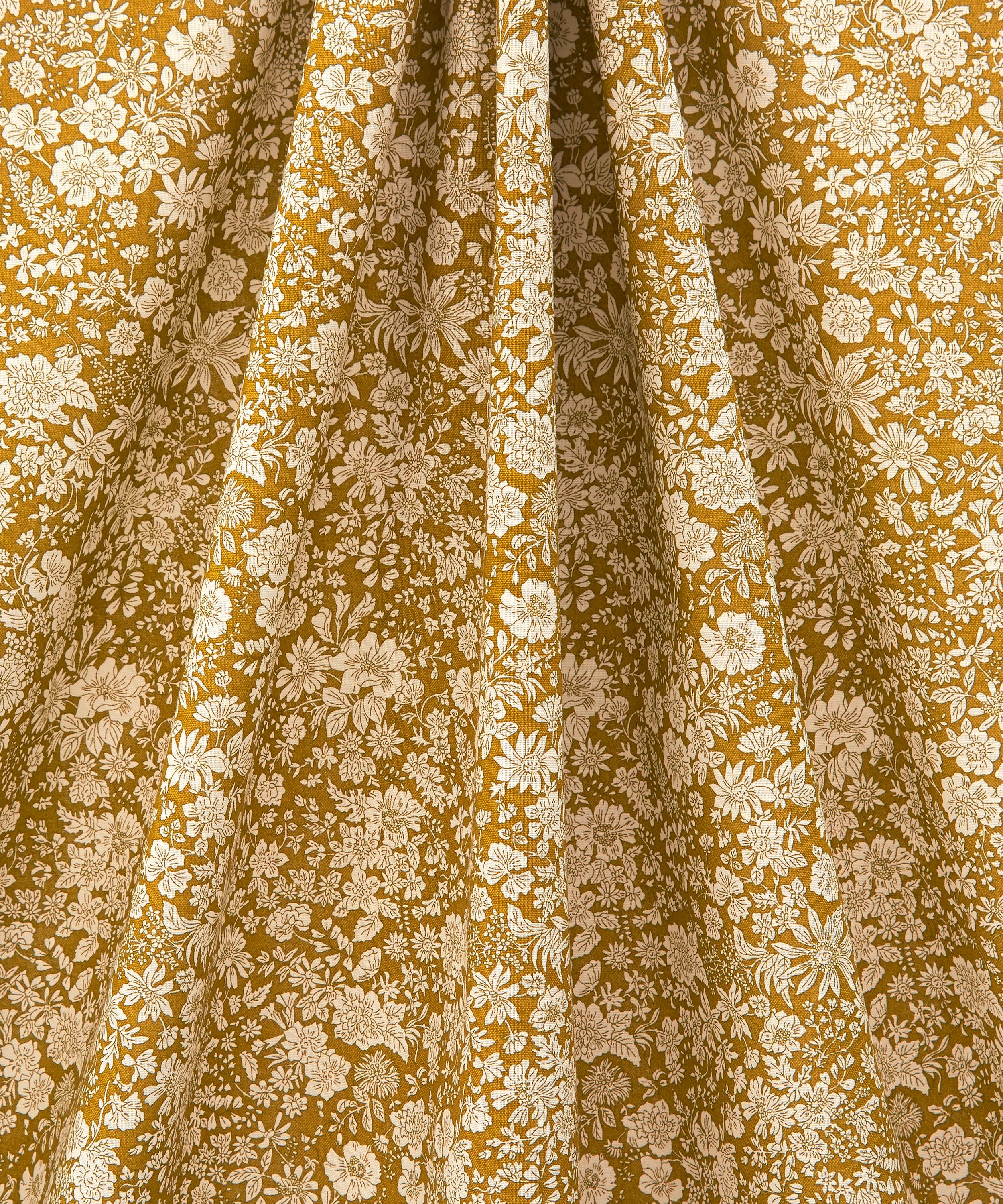 Liberty Fabrics - Golden Ochre Emily Belle Lasenby Quilting Cotton image number 2